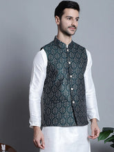 Men's Printed Best Nehru Jacket
